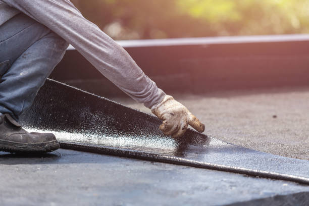 Professional Emergency Waterproofing technician working in Cologne, MN